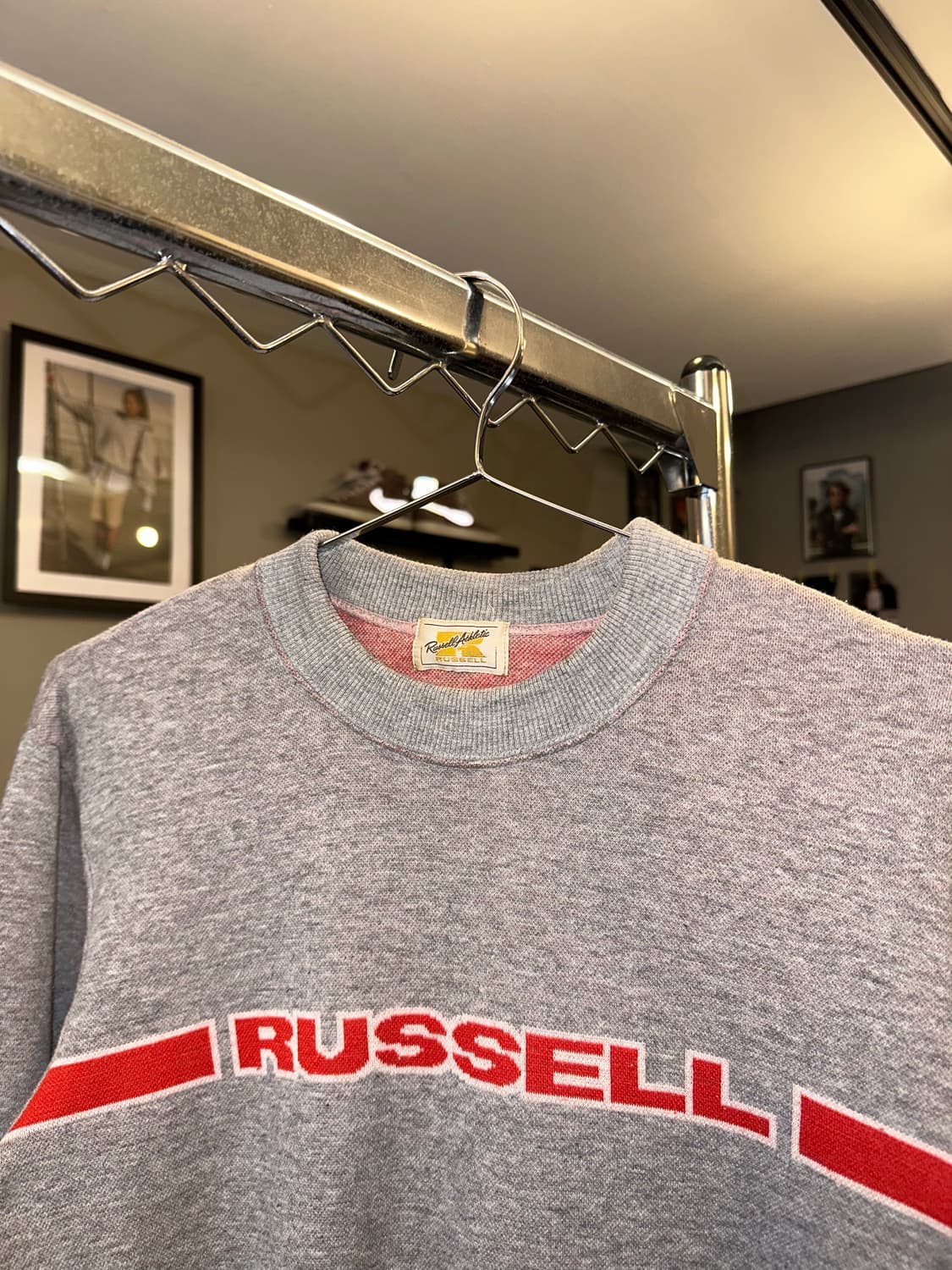 Russell Athletic logo material Topwear 상품이미지7