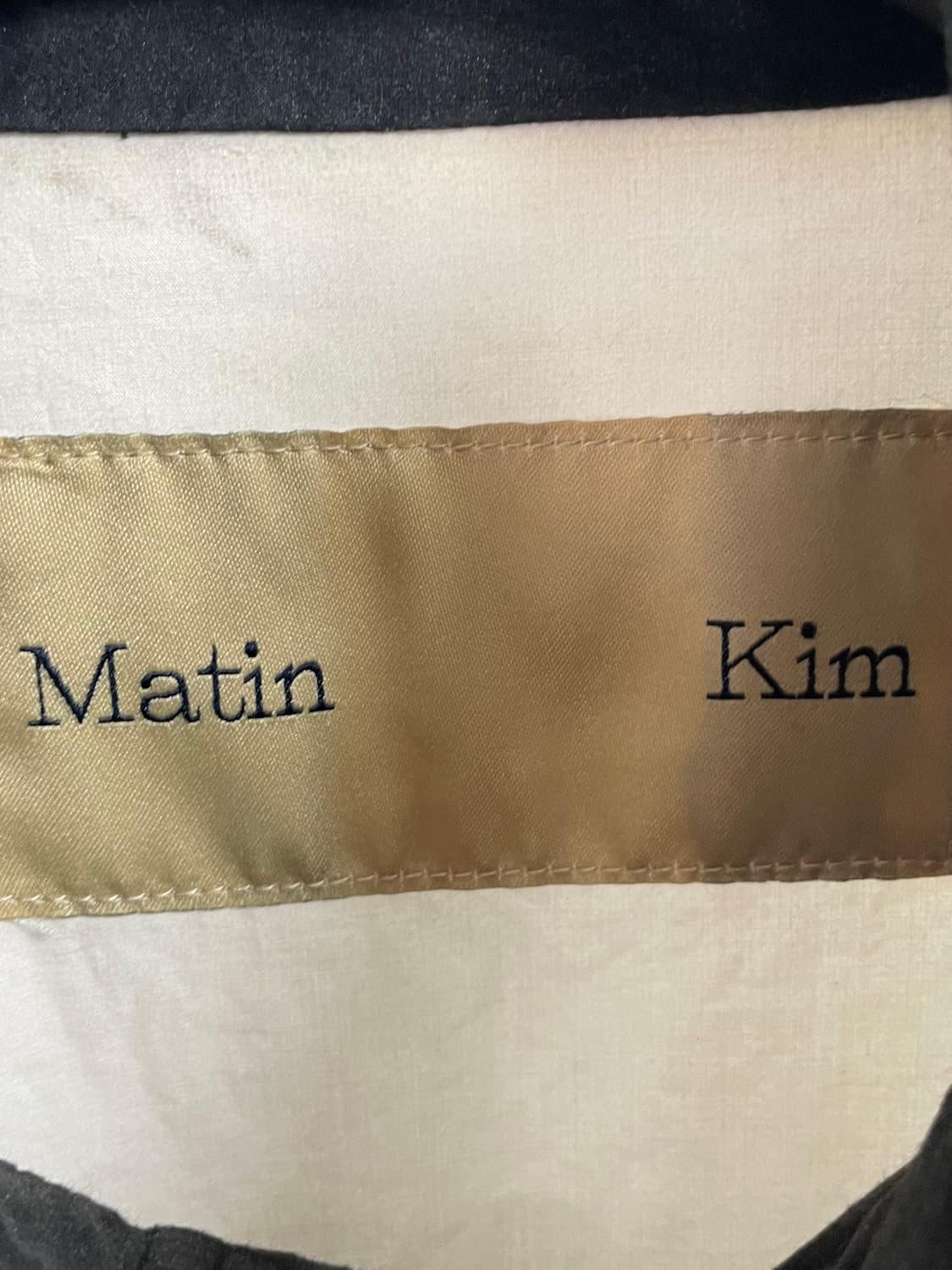 마뗑킴 빅로고 코팅 블루종 자켓(on.586) 상품이미지7