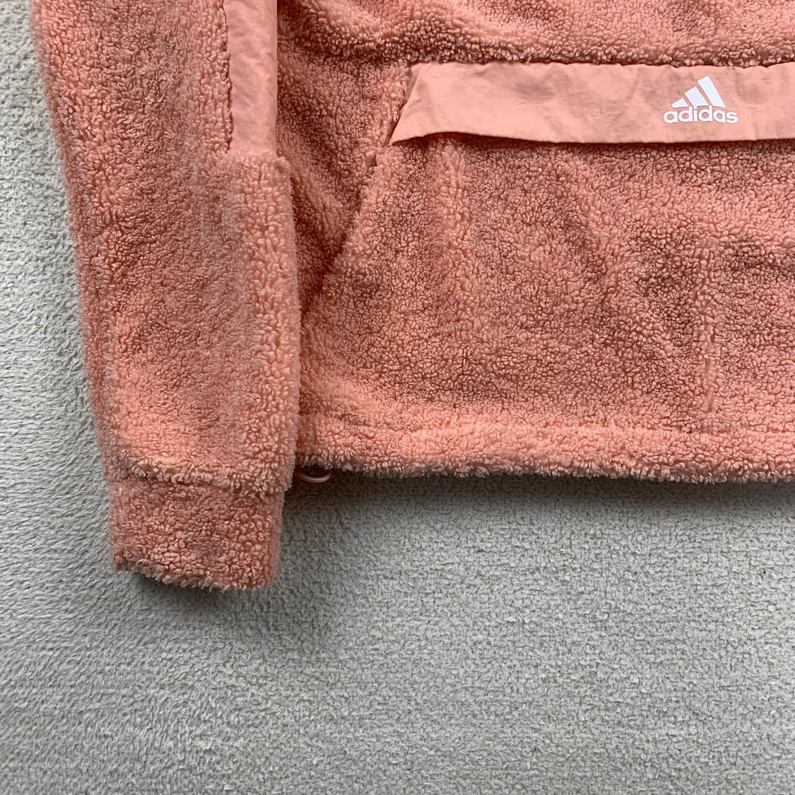 아디다스 우먼스 퍼포먼스 로고 하이넥 플리스 핑크 상품이미지6