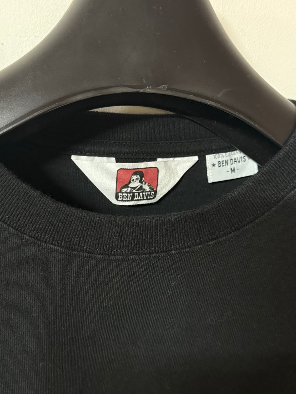 벤데이비스 빅로고 프린팅 반팔 티셔츠 블랙 M 상품이미지6