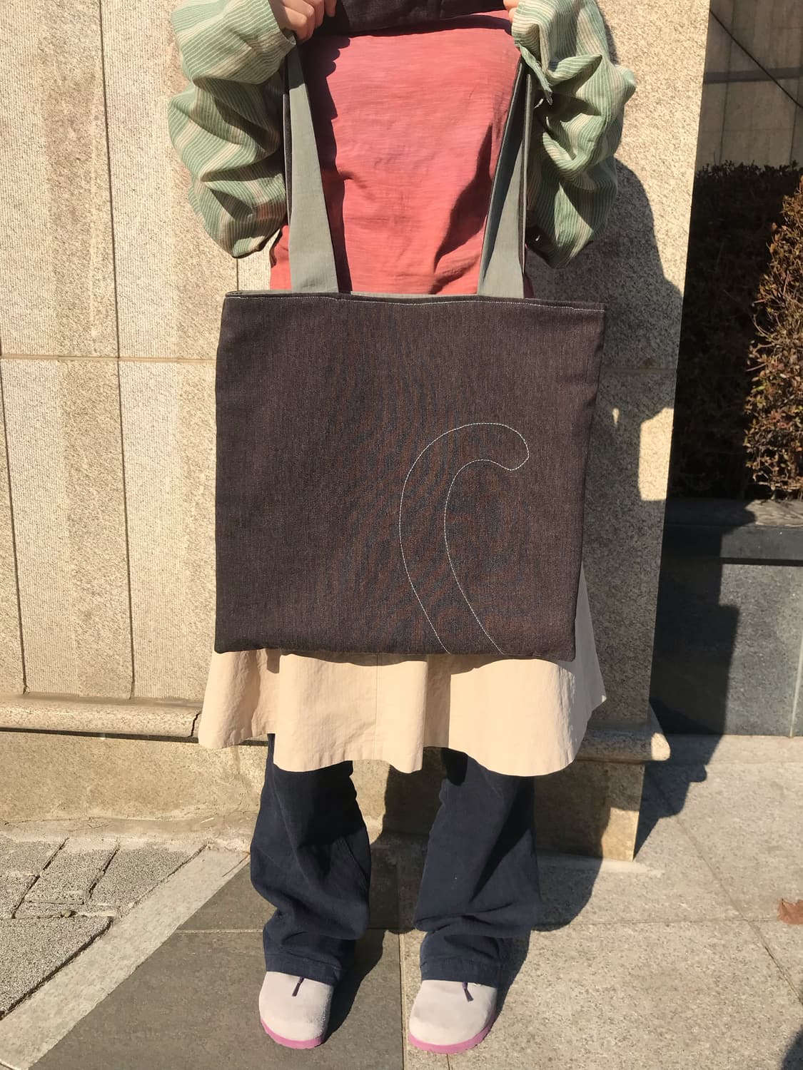 고양이 자수 가방 상품이미지2