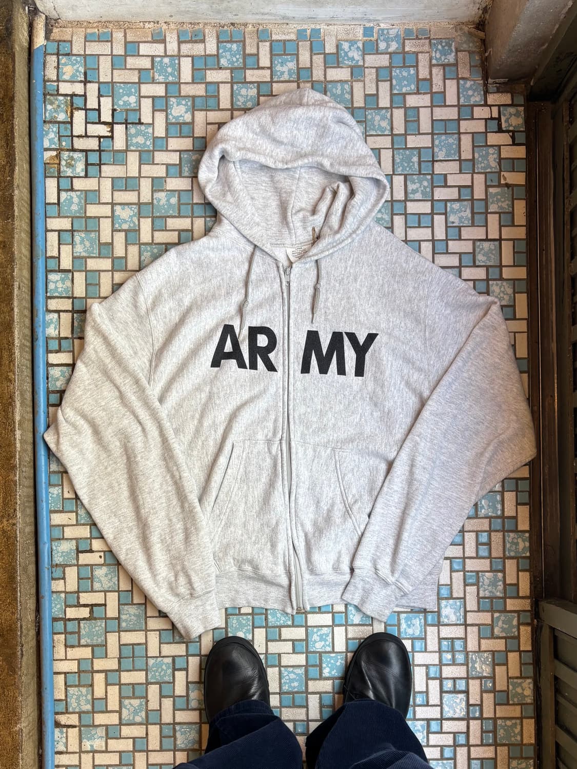 9Os U.S. Army PFU Full Zip Hoodie 상품이미지1