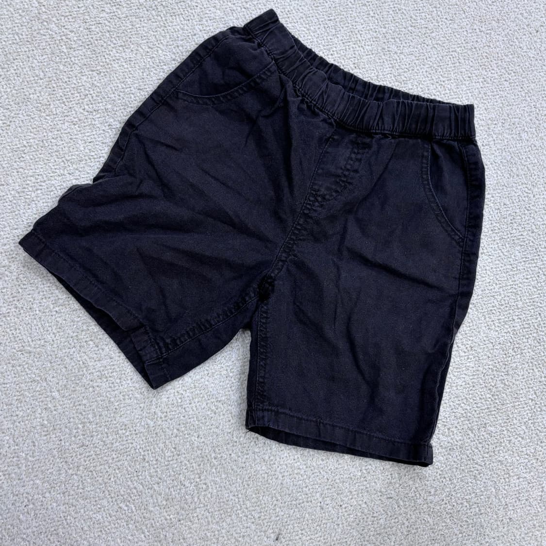130 루키루 키즈 블랙 반바지 0519Y 상품이미지1