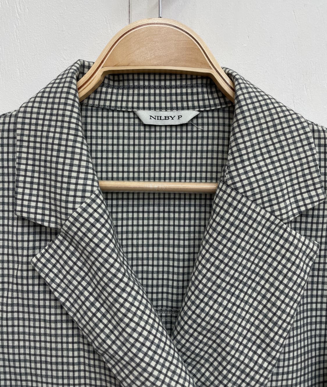 닐바이피(NILBY P) 체크 더블 셔츠 자켓 상품이미지5
