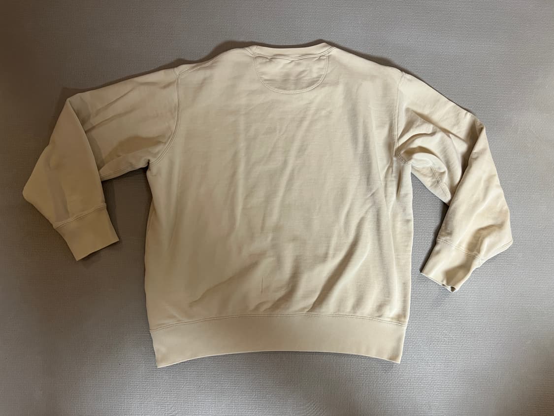 무료배송 - 유니클로 스웨트셔츠 맨투맨(아이보리) XL 상품이미지2