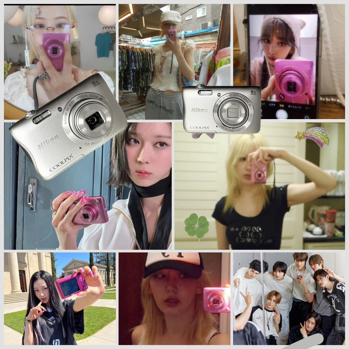 ✨에스파·라이즈픽/미품✨ 니콘 쿨픽스 s3700 실버 빈티지디카 상품이미지1