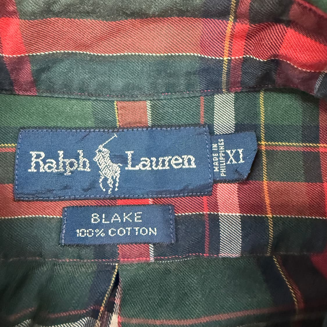 (XL)00s폴로 랄프로렌 체크 셔츠 상품이미지2