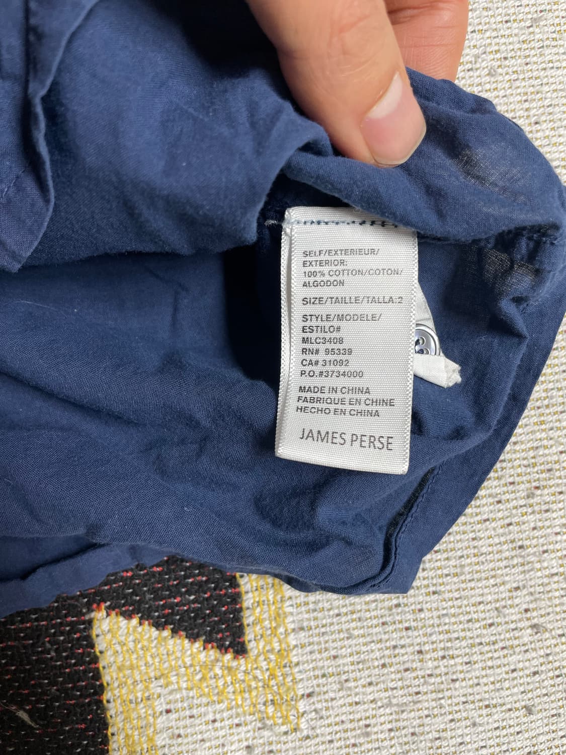 제임스펄스 네이비 셔츠(2) 상품이미지3