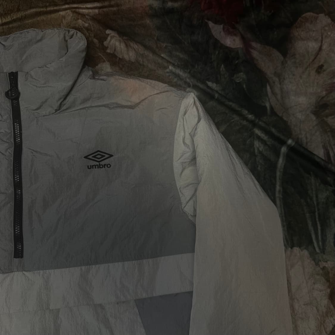 엄브로 빈티지 빅로고 그레이반집업패딩 110 상품이미지2