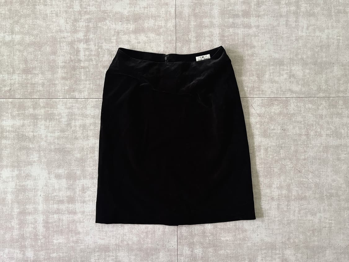 courrèges) velvet skirt 상품이미지1