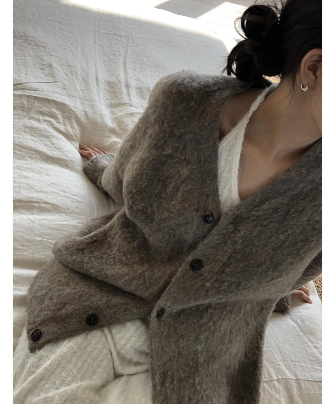 씨유순 Mug brush cardigan 가디건 상품이미지5