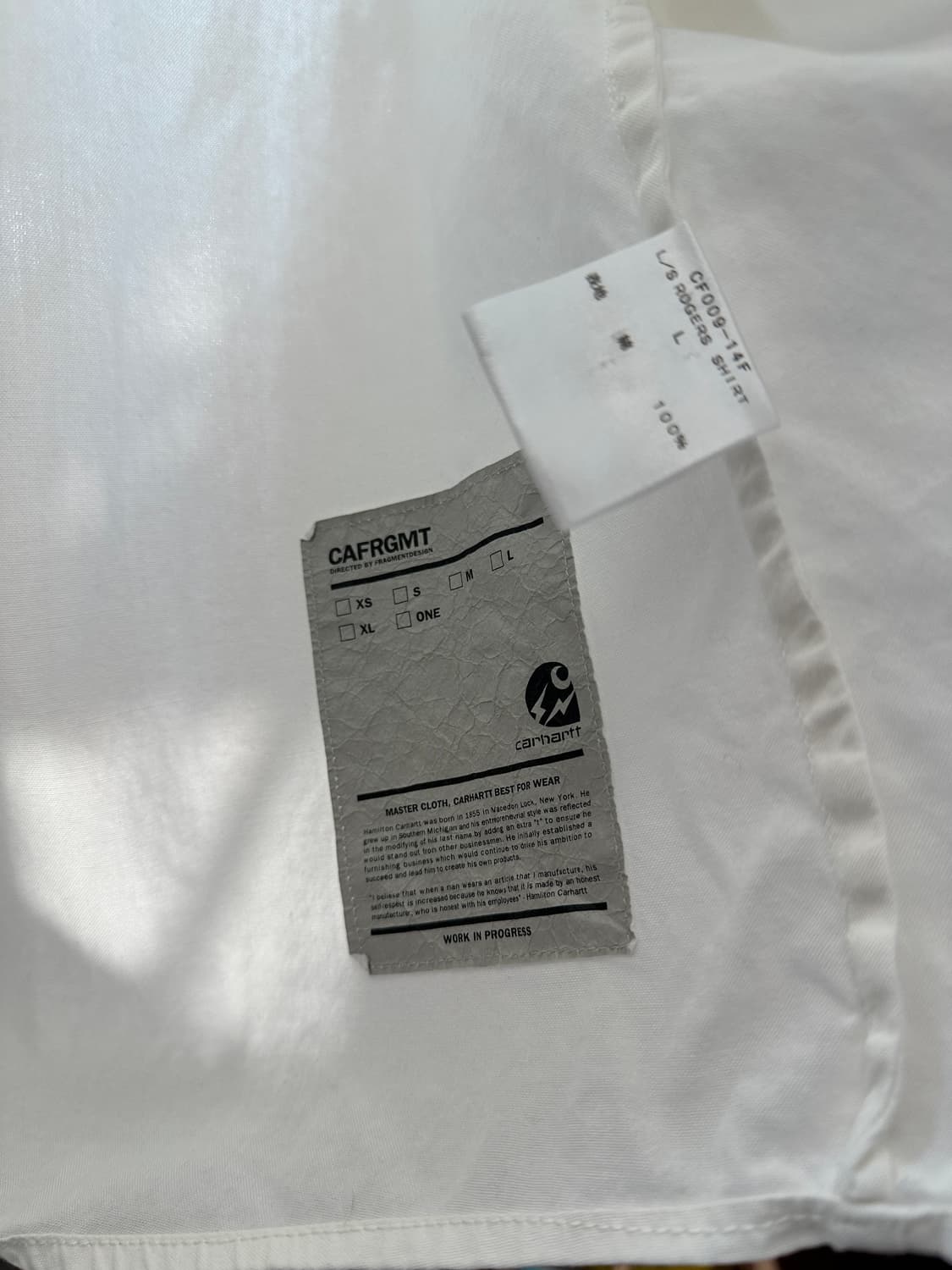 FRAGMENT DESIGN × Carhartt   상품이미지4