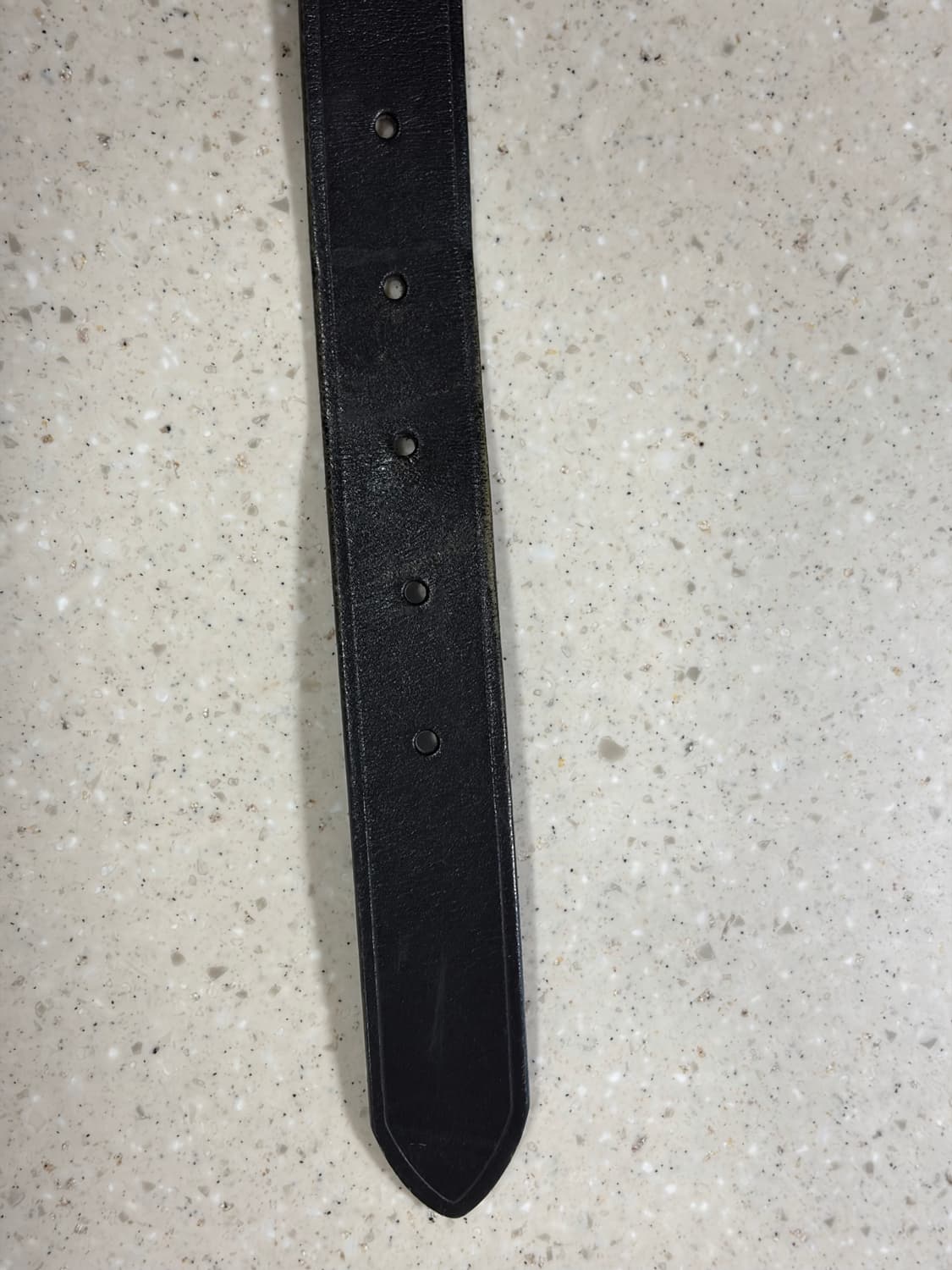 클래식 싱글핀 웨스턴 벨트 / 남자 검정 개리슨 가죽 벨트 상품이미지5