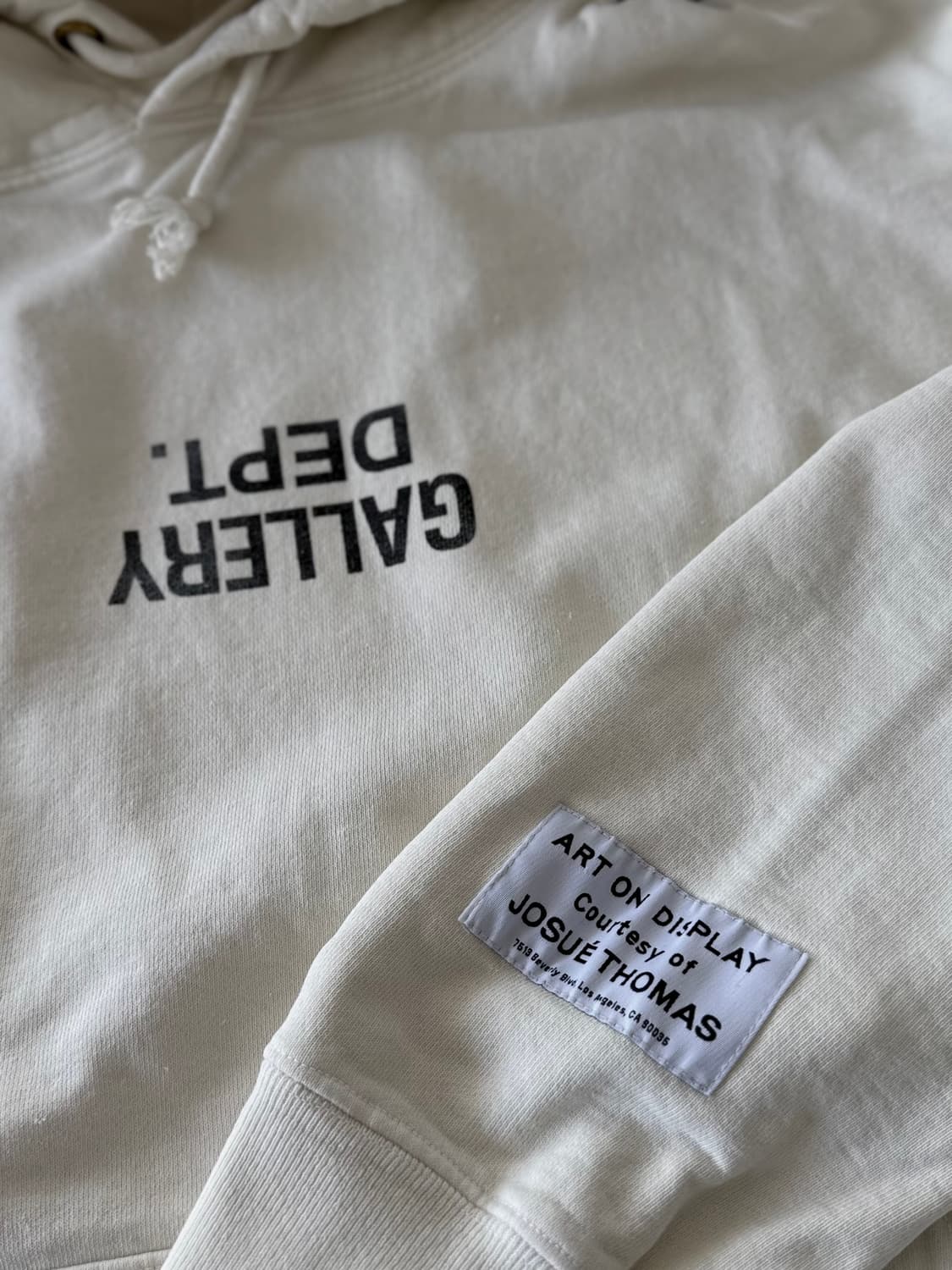 [갤러리 디파트먼트 | L] 크림 후디 플레인 상품이미지3