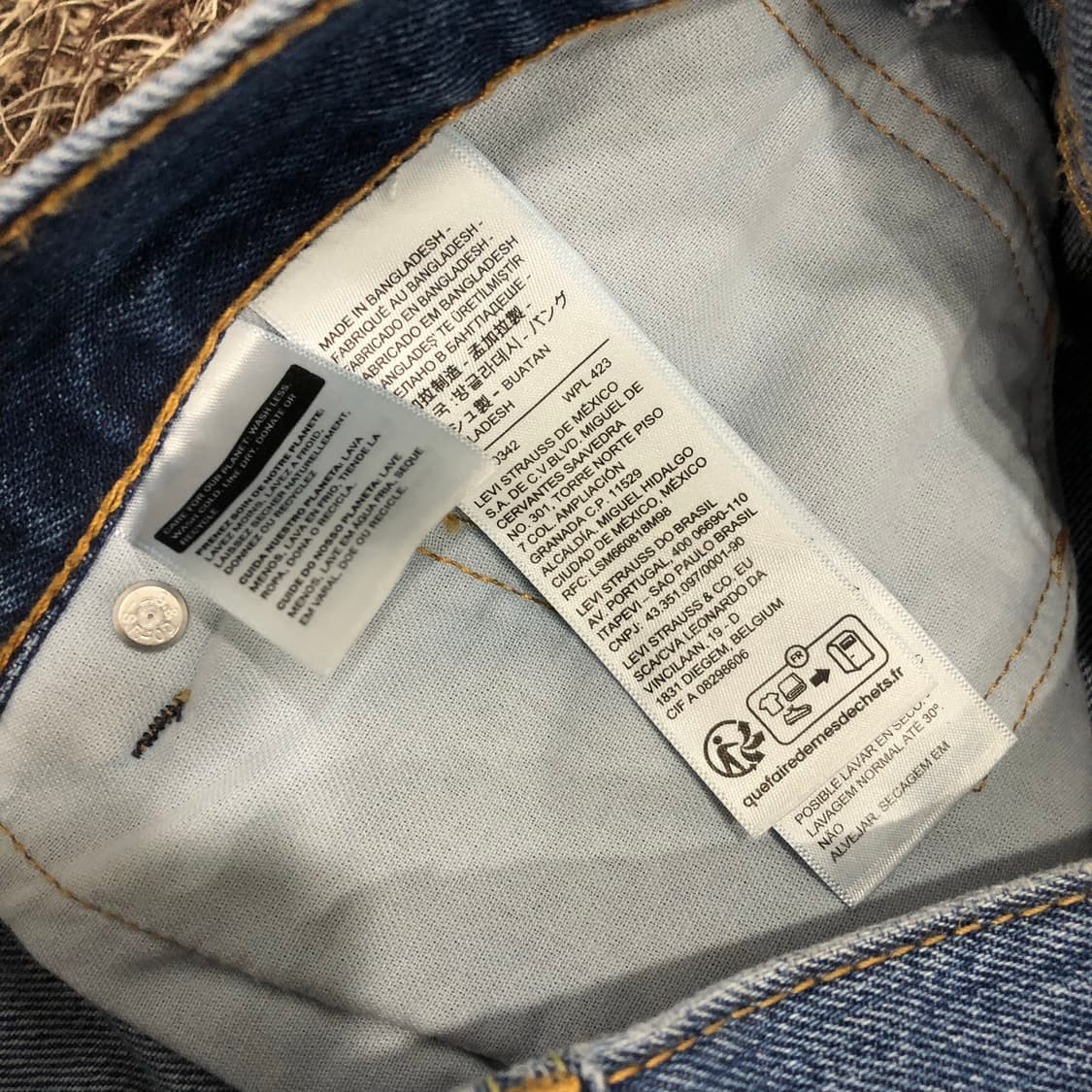 리바이스 550 워싱 데님 팬츠 상품이미지7