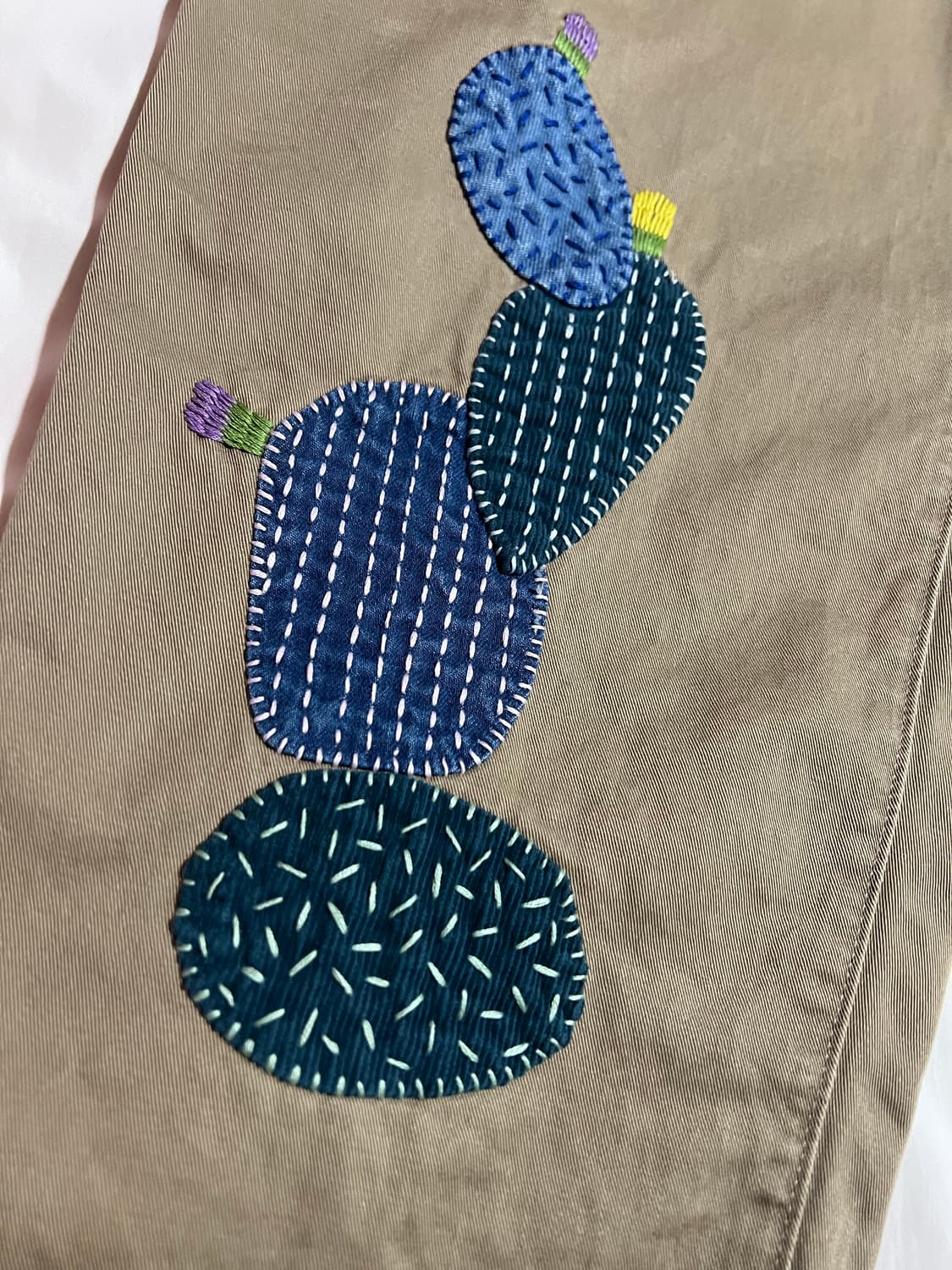 캐피탈 선인장 자수 치노 팬츠 4 상품이미지4