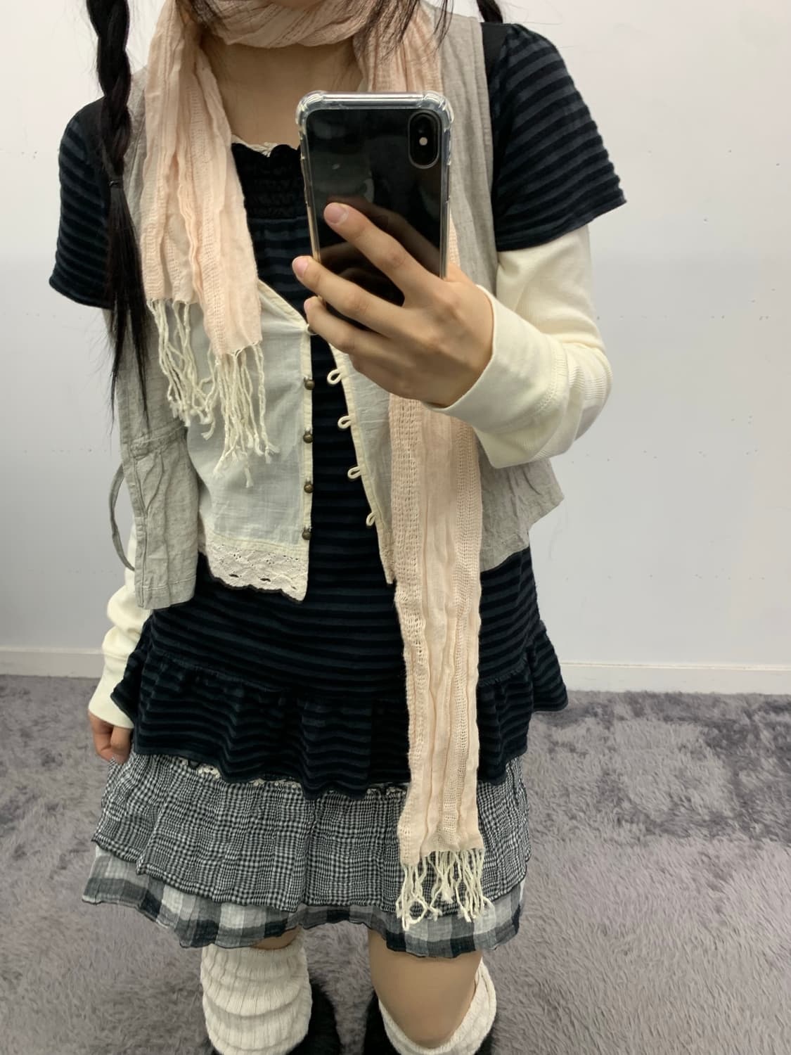 Gap 브이넥 코튼 롱슬리브 상품이미지1