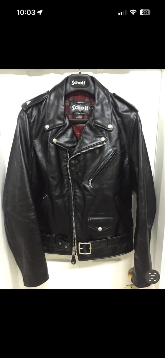 Schott Perfecto 626 레더자켓 / M / 스터드 ver. 상품이미지6