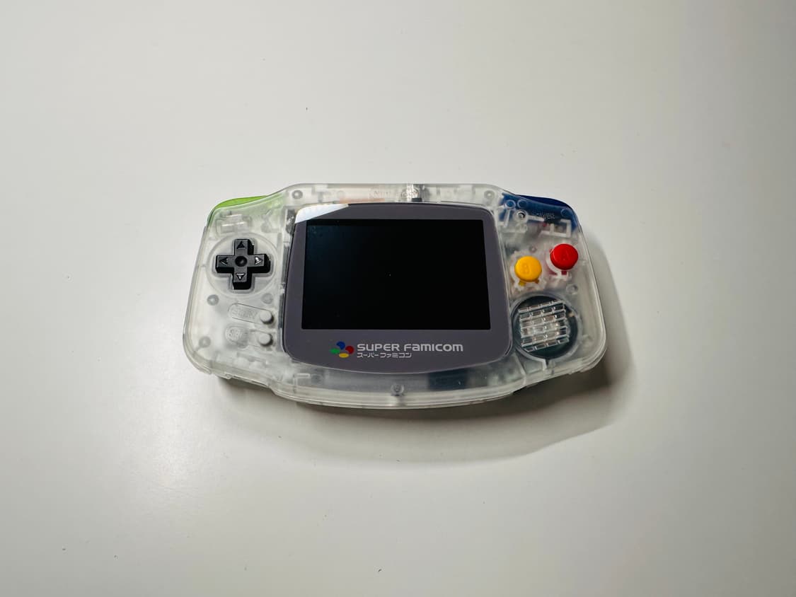 닌텐도 GBA 게임보이 어드밴스 슈퍼패미컴 클리어 백라이트 에디션 판매 상품이미지1