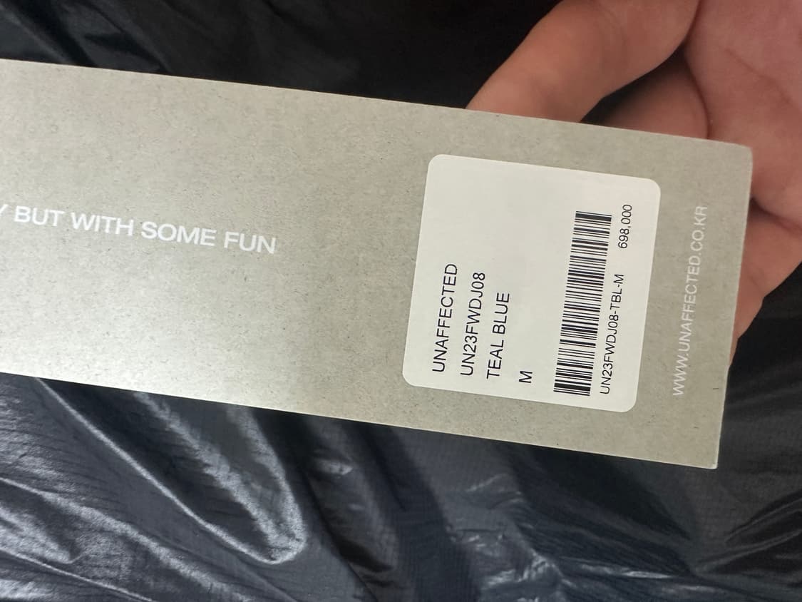 언어펙티드 패딩 새제품 상품이미지3