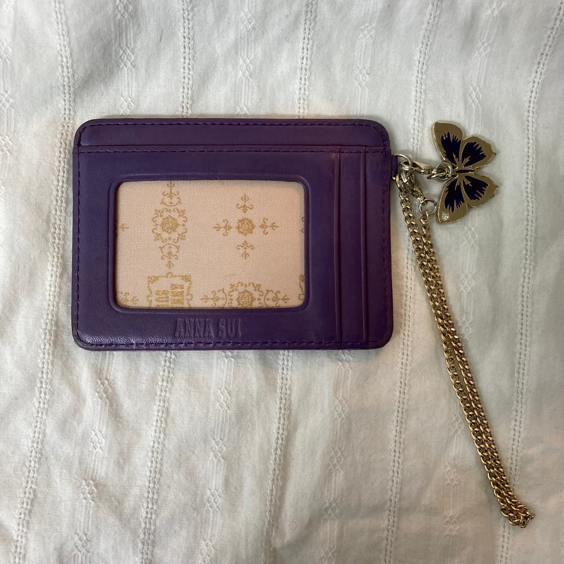 빈티지 엔틱 안나수이 에나멜 나비 지갑 상품이미지2