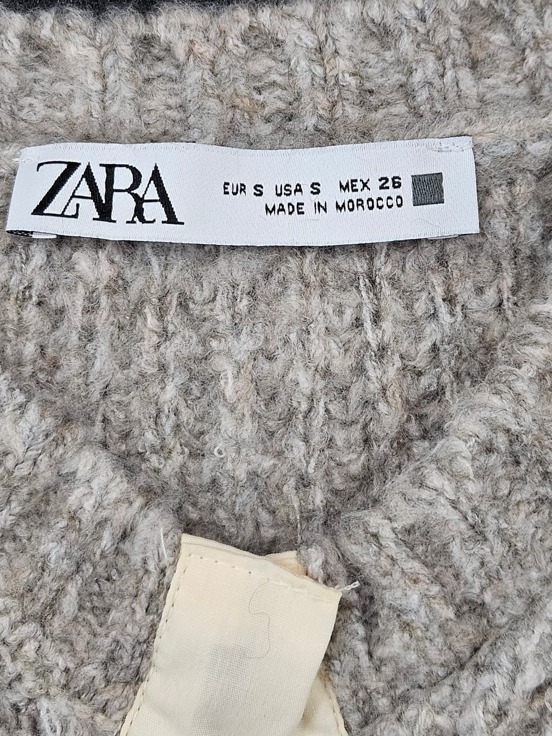 자라(ZARA) 포켓 니트 조끼 베스트 상품이미지3