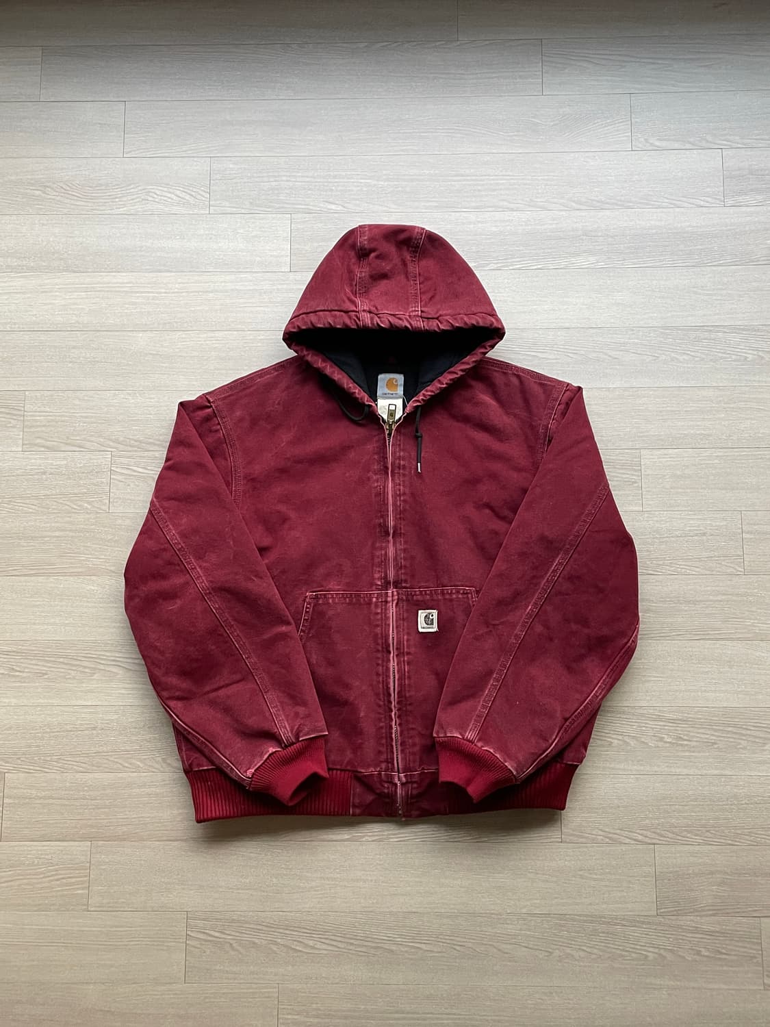 칼하트 j130 CRI 크림슨 액티브 자켓 샌드스톤 상품이미지1