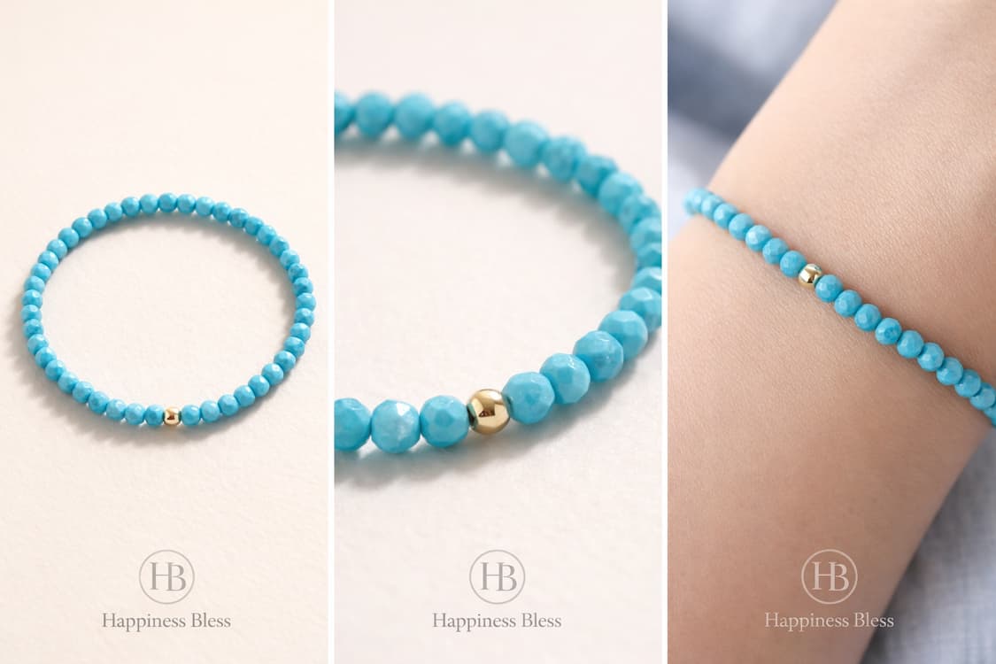 터키석 팔찌 💙 12월 탄생석 상품이미지2