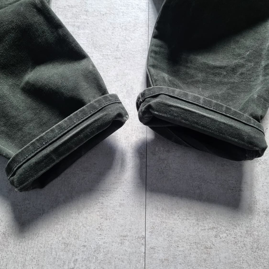 80s USA Gung Ho 더블니 스트레이트 팬츠 32/32 상품이미지10