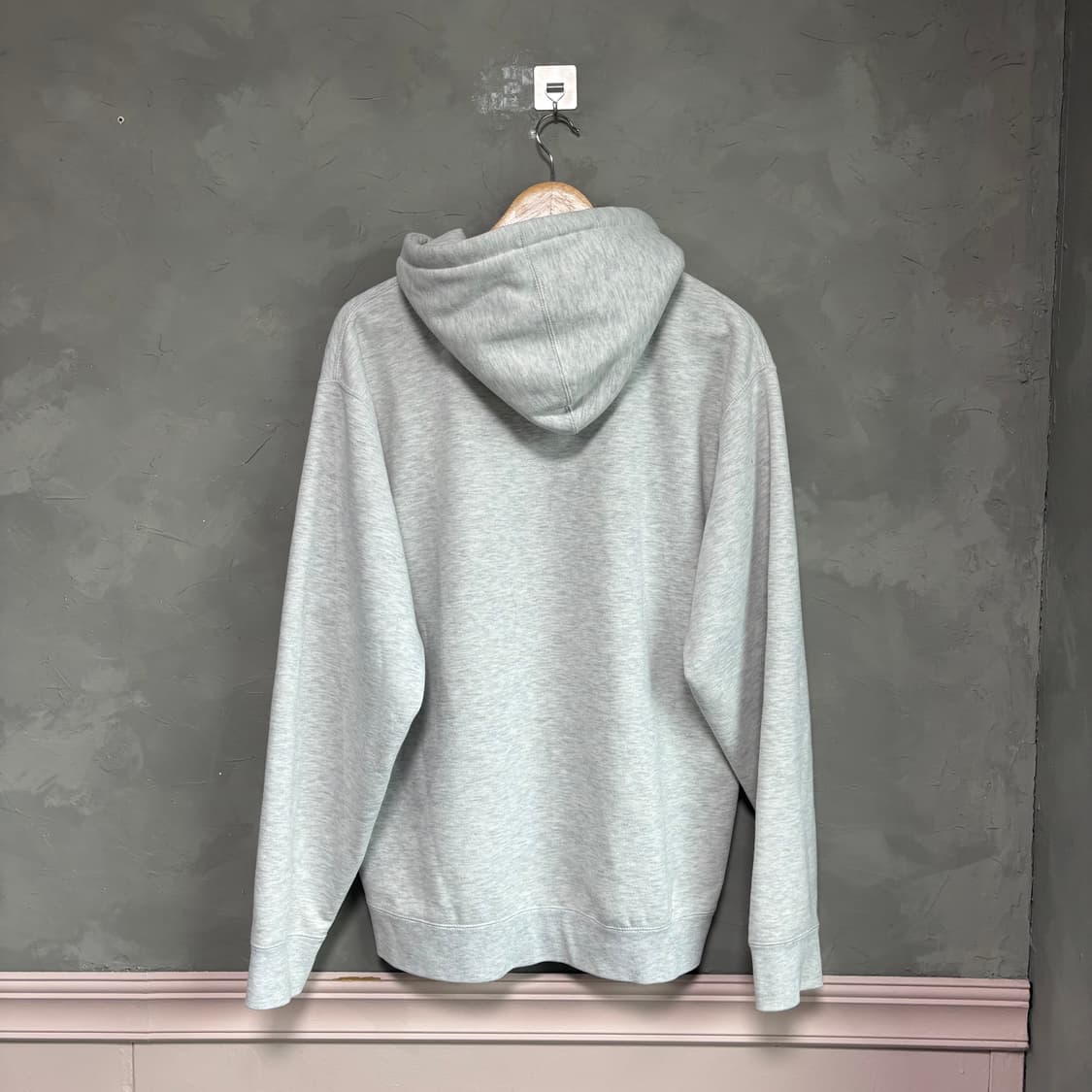 오베이 아이콘 빅페이스 후드 멜란지 그레이 상품이미지4