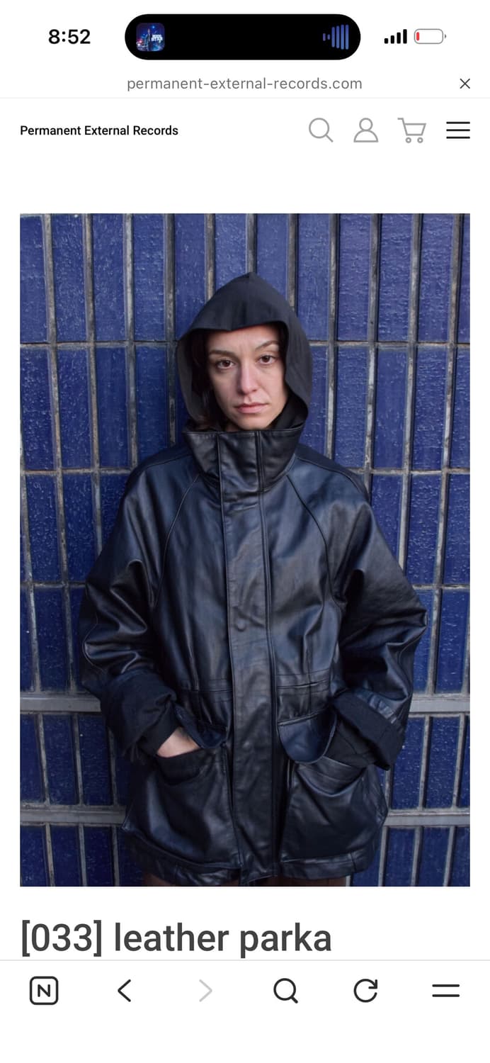 Mudule leather parka 상품이미지2