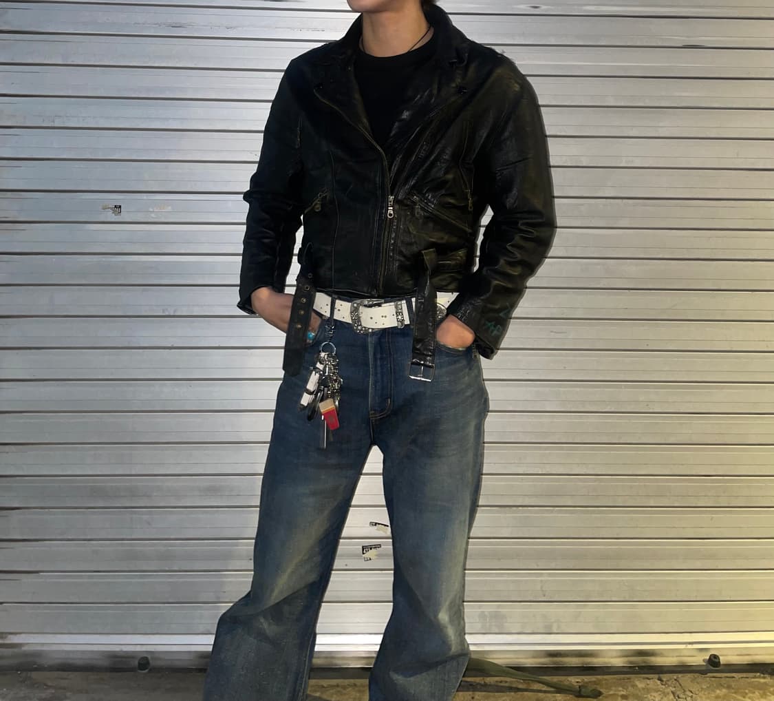 빈티지 락펑크 더블라이더 자켓 상품이미지2