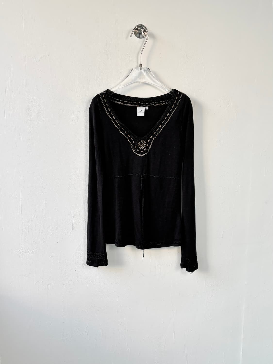 아르마니 익스체인지 에스닉 브이넥 니트 상품이미지1