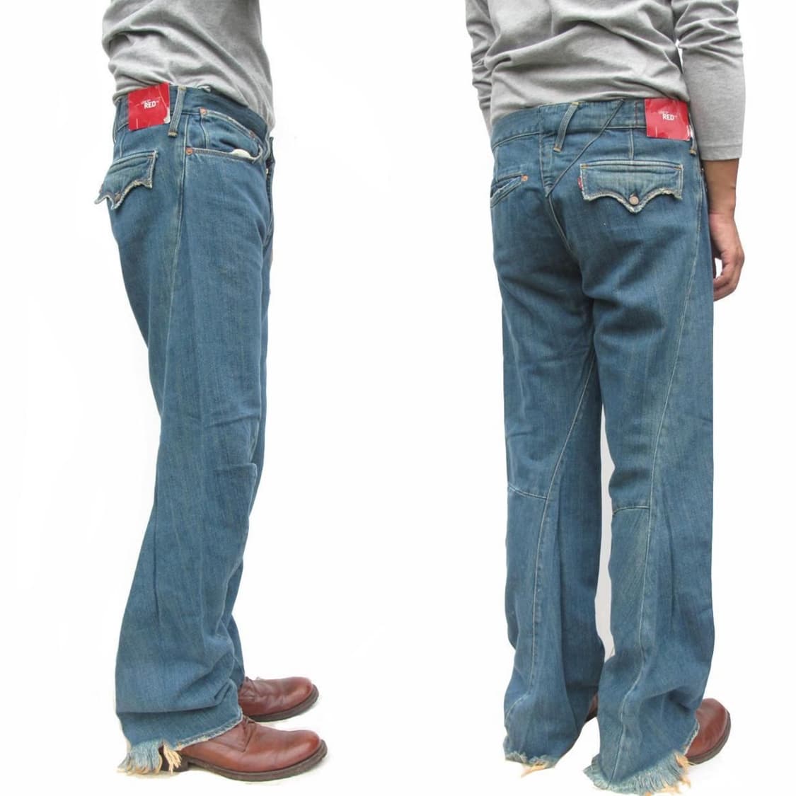 LEVIS RED WARPED SLIM FIT 리바이스 레드 데님팬츠 상품이미지2