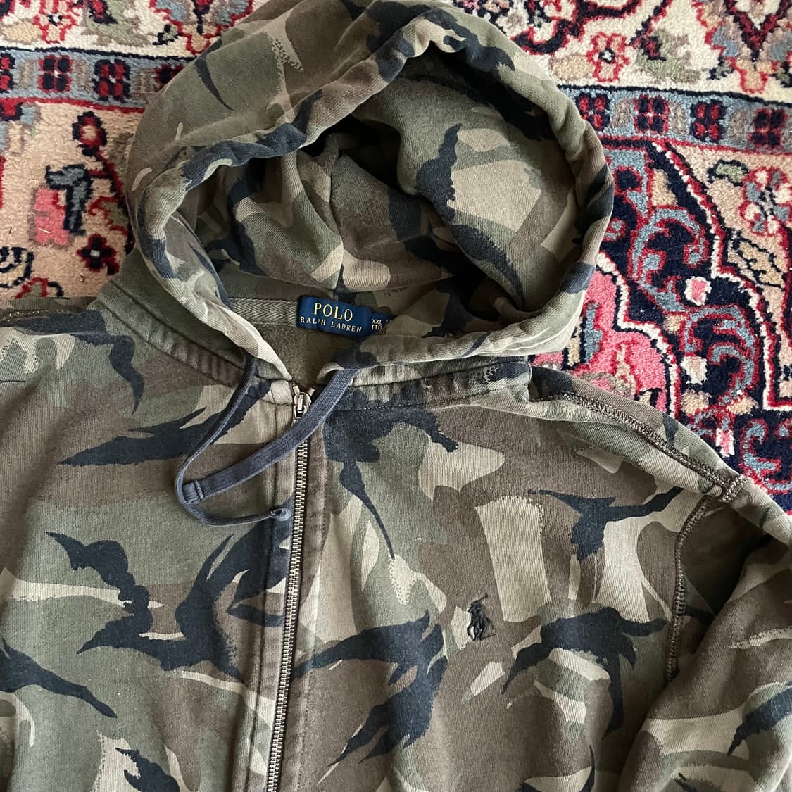 폴로 랄프로렌 빈티지 카모 후드집업 상품이미지9