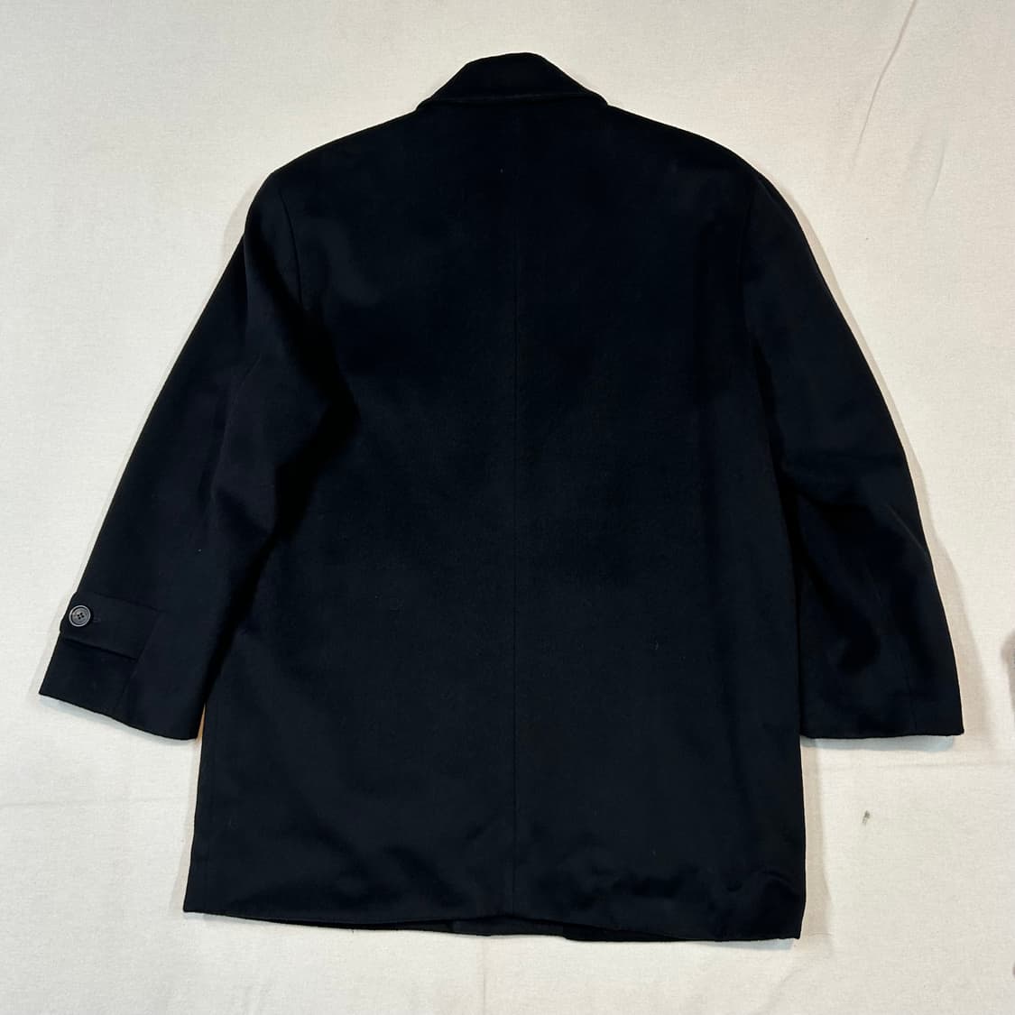 L) YSL 입생로랑 울 미디움 코트 자켓 블랙 상품이미지5