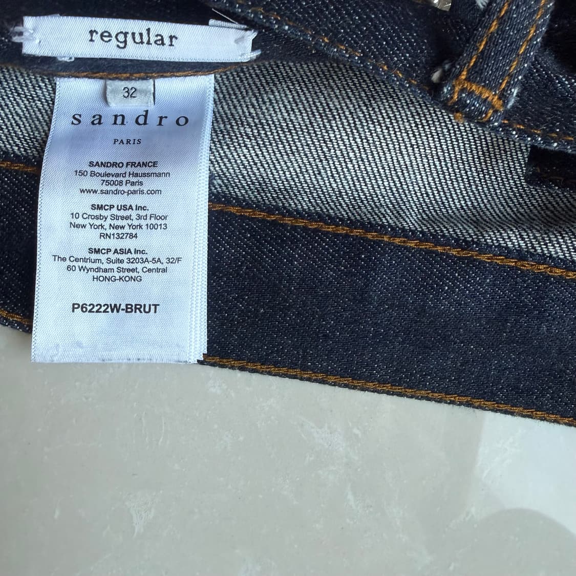 [32] 산드로 스트레이트 진 상품이미지5