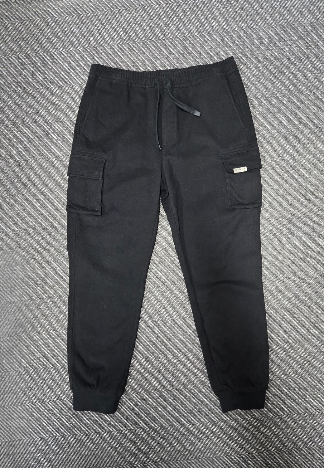 스노우피크 기모 블랙 카고 조거팬츠 상품이미지1