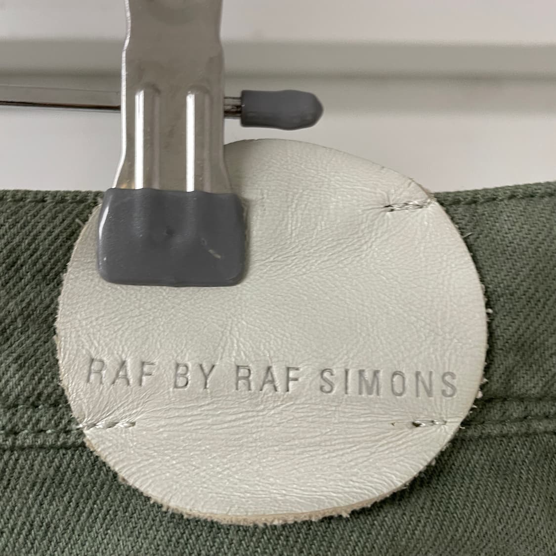 라프시몬스 카키 데님 팬츠 30 상품이미지4