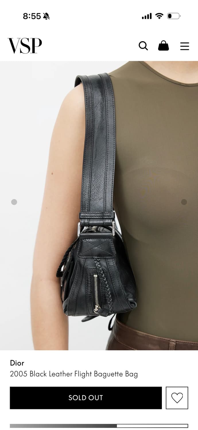 디올 플라이트 바게트백 숄더백 상품이미지4