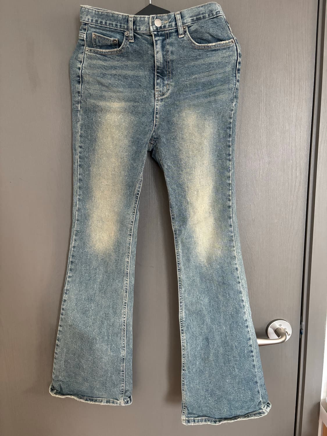 이네기 베어부츠컷 데님팬츠M 상품이미지3