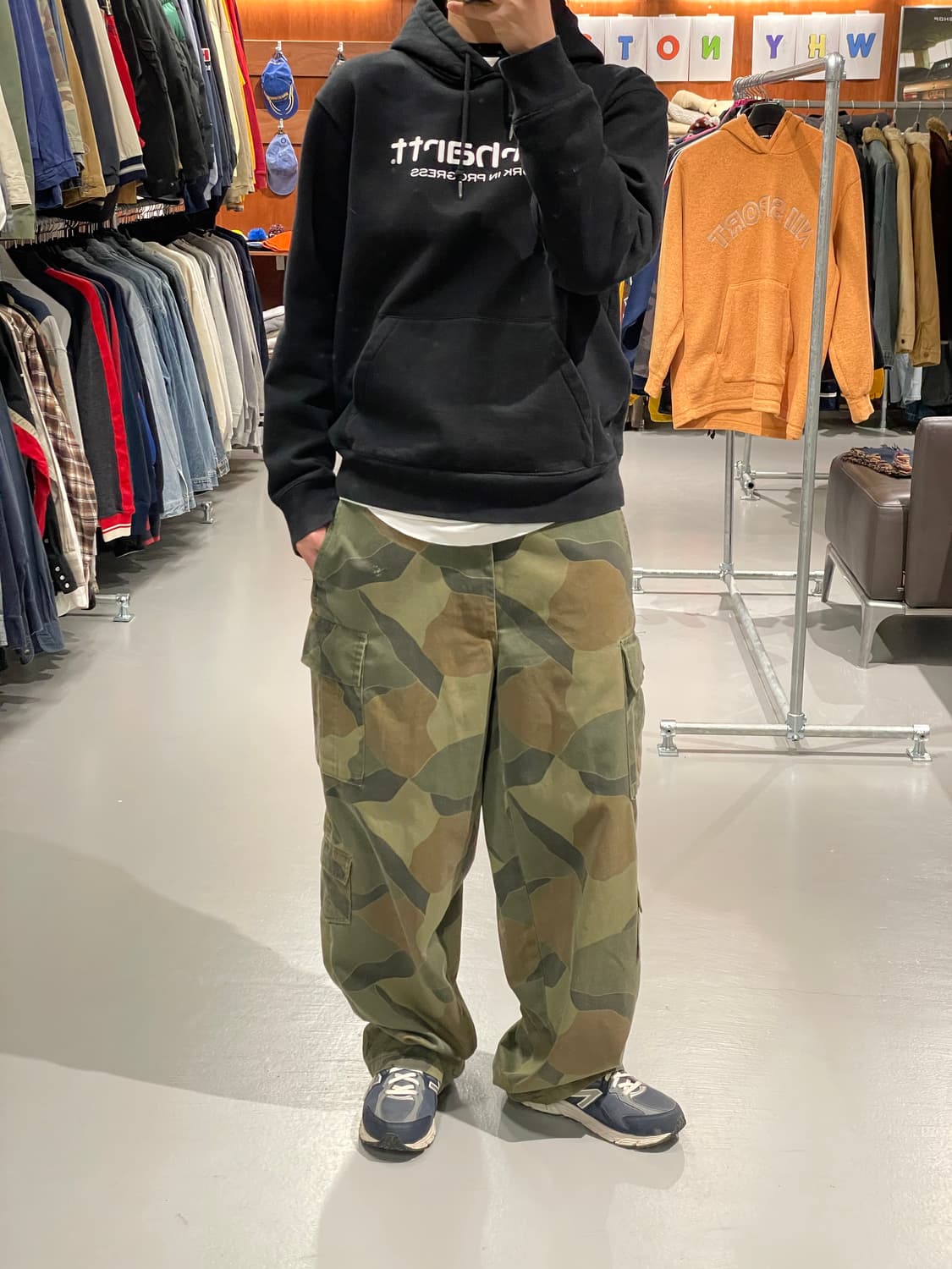 빈티지 카모플라주 카고 팬츠   상품이미지1