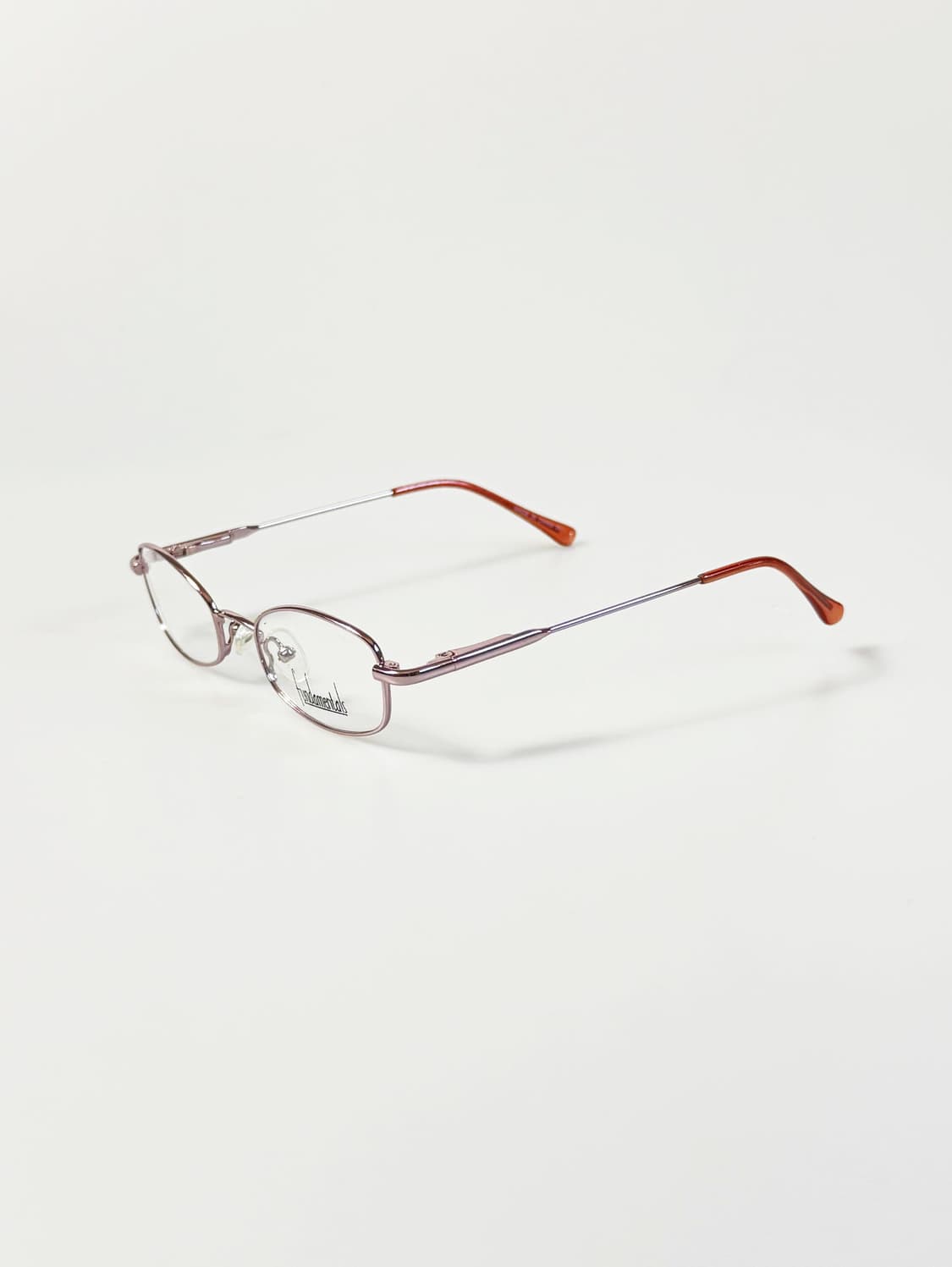 Fundamentals 핑크 슬림 스퀘어 메탈 프레임 빈티지 안경 상품이미지4