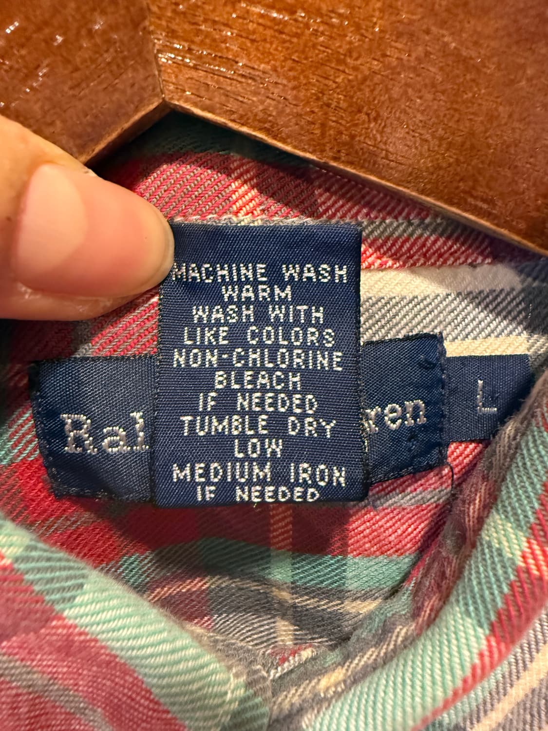 폴로 랄프로렌 그레이포니 멀티컬러 체크셔츠 상품이미지3