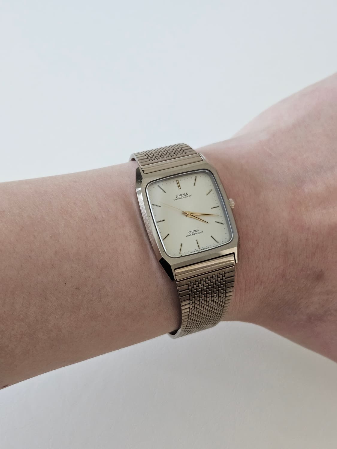 빈티지 시티즌 포르마 사각 메탈시계 상품이미지2