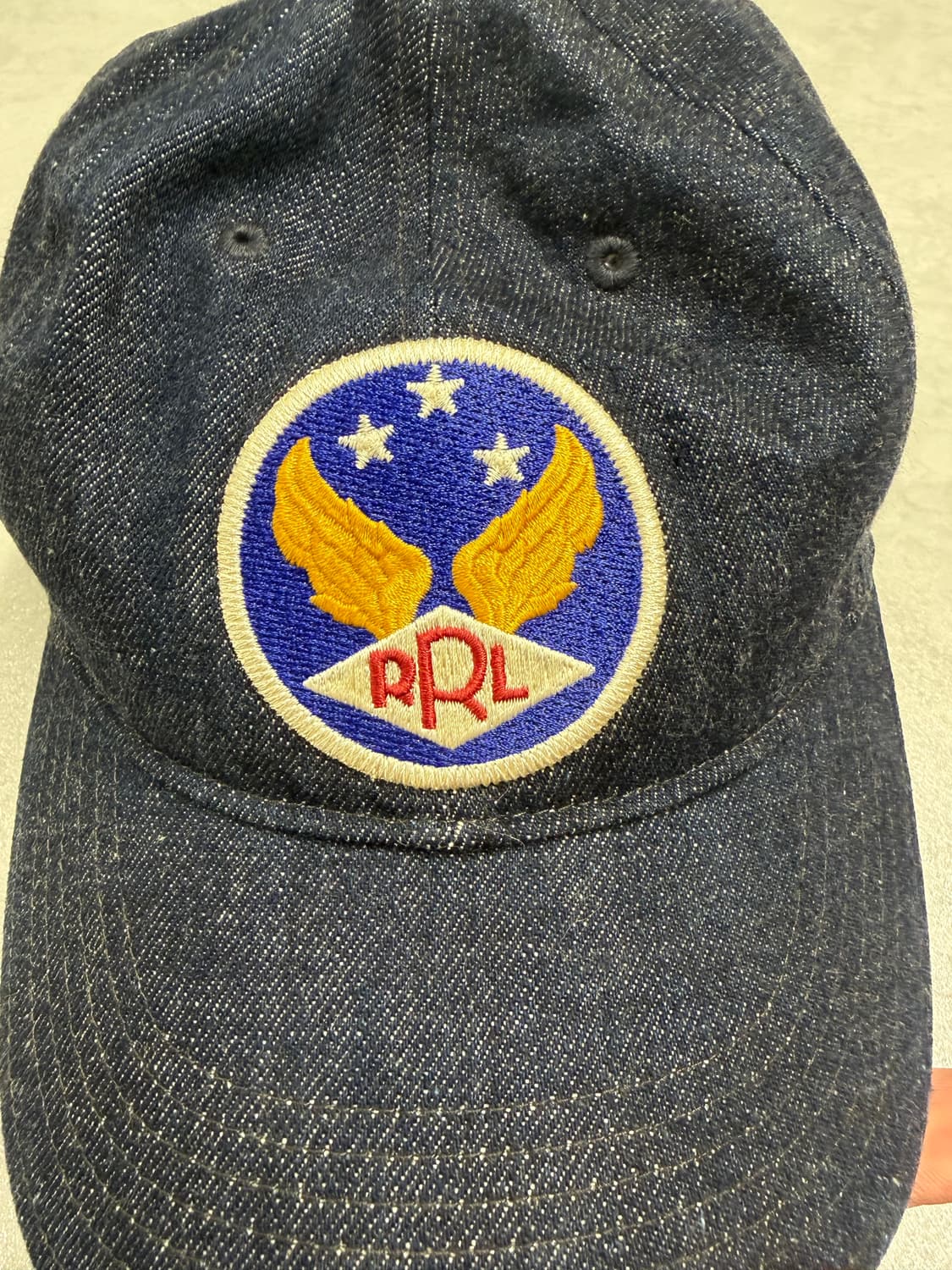 더블알엘 RRL 윙로고  데님 볼캡 상품이미지5