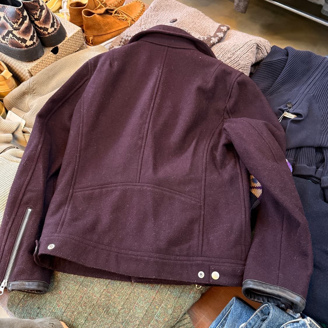 EDGE by RUPERT 모드계 더블라이더 피코트 울 자켓  상품이미지7