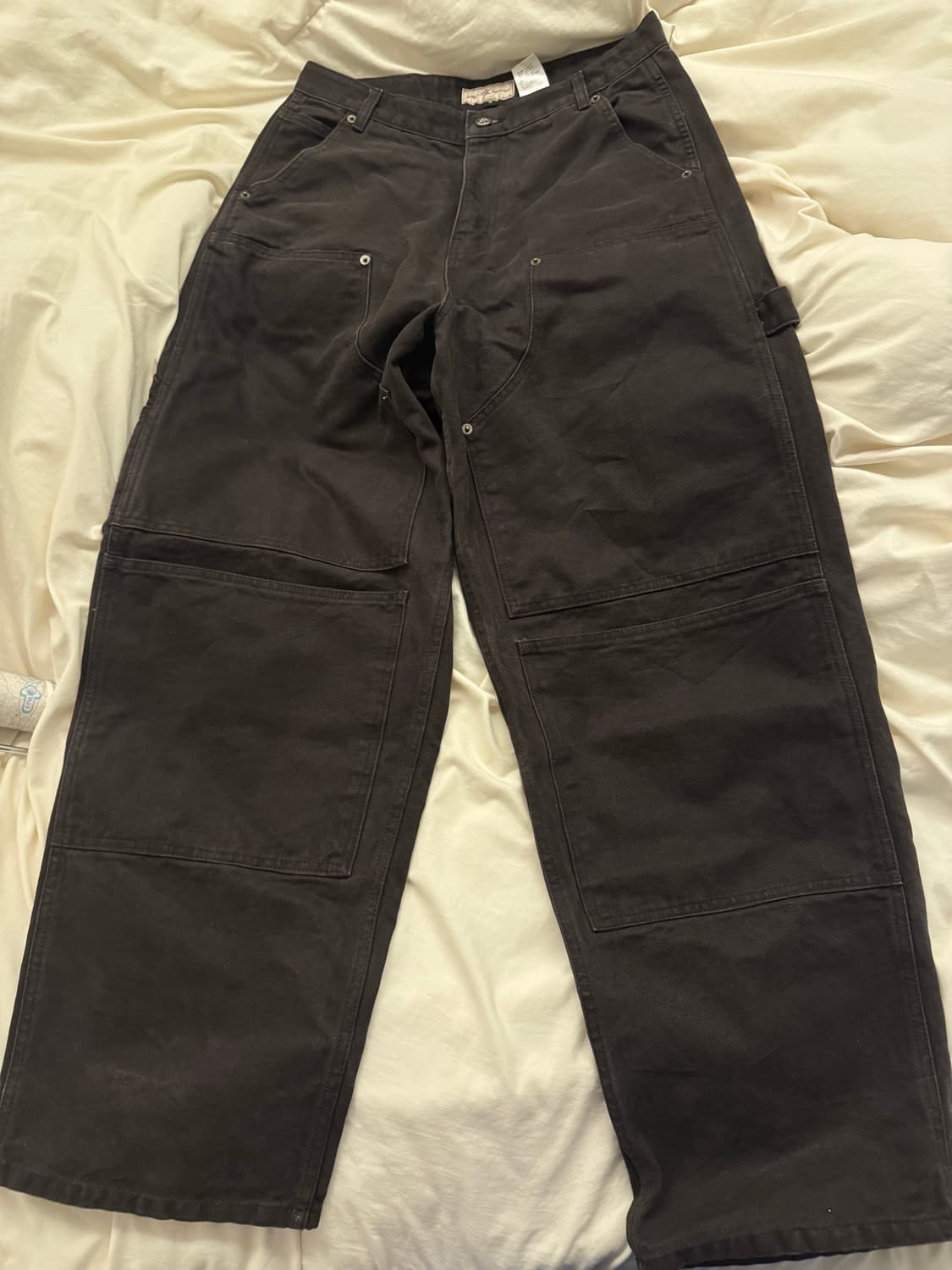 아오이로 커트 더블 니 팬츠 블랙 펄 0 사이즈 상품이미지2