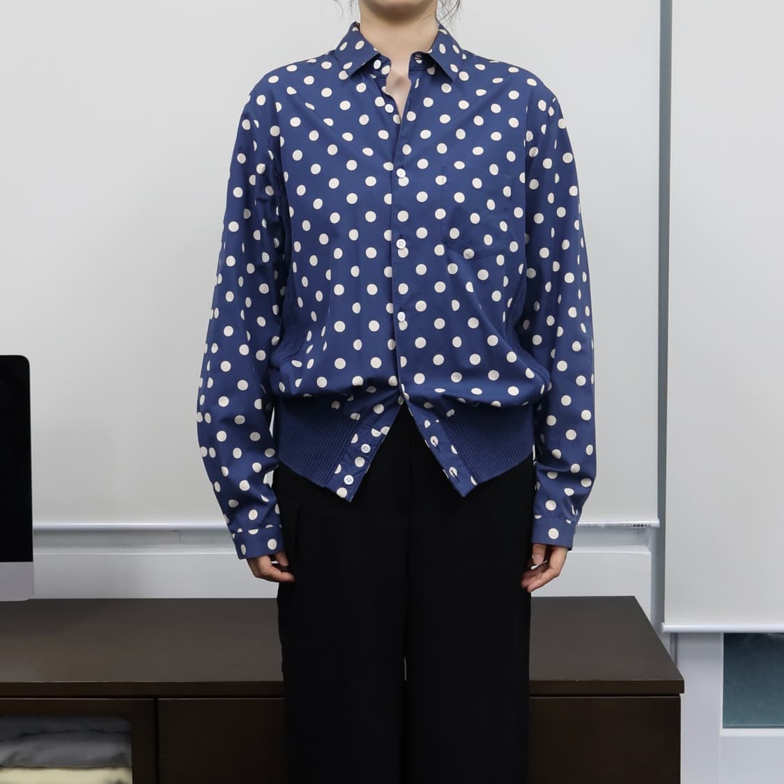 Digawel dot shirt blouson 상품이미지1