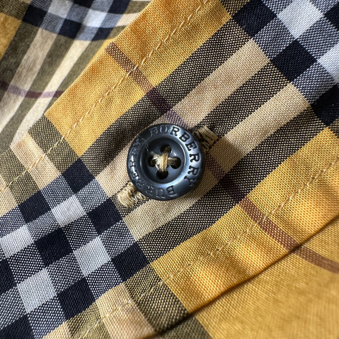 버버리 반팔 체크 셔츠 상품이미지3